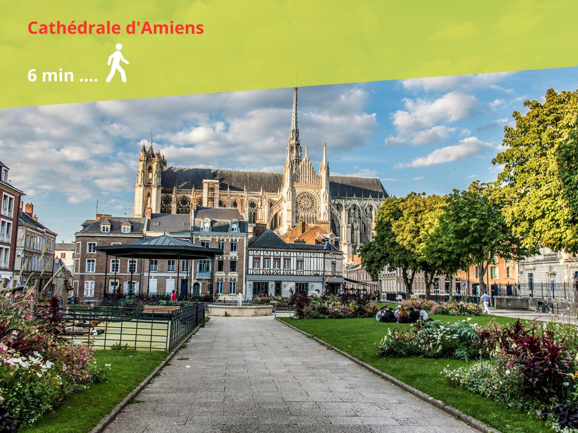 Vue Cathedrale, Beffroi, Netflix En Hyper Centre Apartman Amiens Kültér fotó